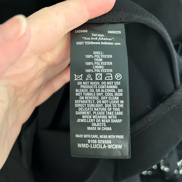 Ted Baker London Lucila Shift Dress with Lace Panels - Picture 10 of 12